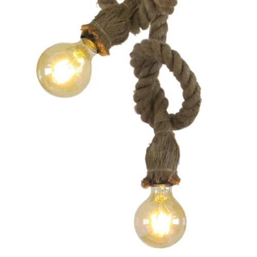 LÁMPARA CUERDA BARCO 2 LUCES