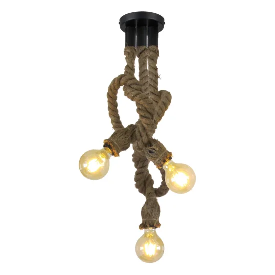 LÁMPARA CUERDA BARCO 3 LUCES 2