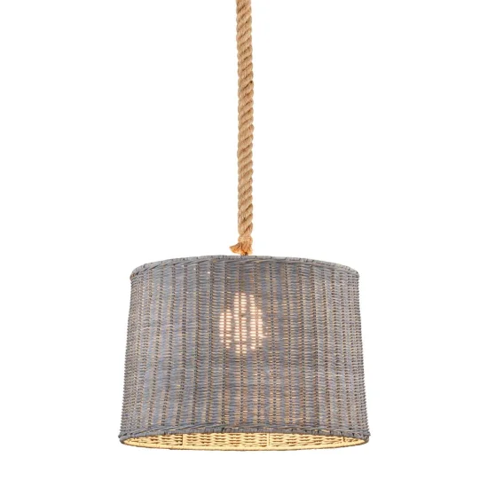 LÁMPARA DE TECHO MANDY RATTAN CUERDA 2