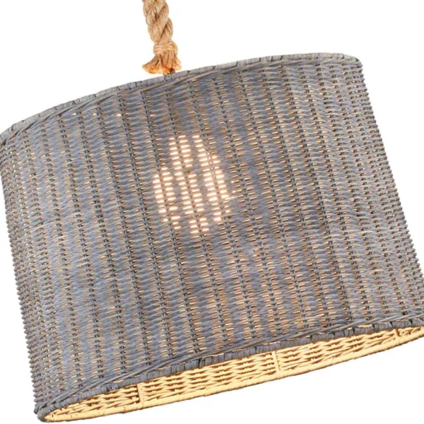 LÁMPARA DE TECHO MANDY RATTAN CUERDA LÁMPARA DE TECHO MANDY RATTAN CUERDA