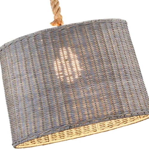 LÁMPARA DE TECHO MANDY RATTAN CUERDA LÁMPARA DE TECHO MANDY RATTAN CUERDA