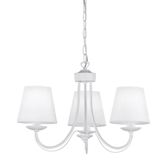 LÁMPARA DE TECHO 3 LUCES ARIZONA BLANCA