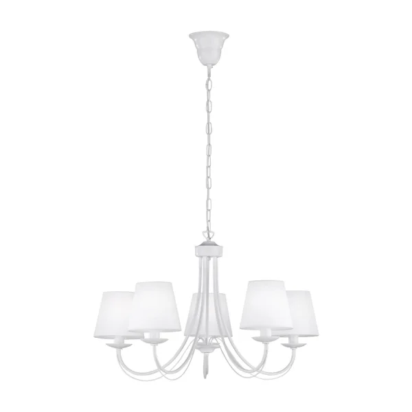 LÁMPARA DE TECHO 5 LUCES ARIZONA BLANCA LÁMPARA DE TECHO 5 LUCES ARIZONA BLANCA