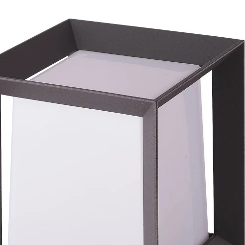 SOBREMURO EXTERIOR SNOWDROP 22CM E27 ANTRÁCITA