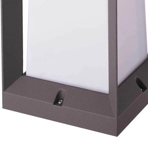 SOBREMURO EXTERIOR SNOWDROP 22CM E27 ANTRÁCITA