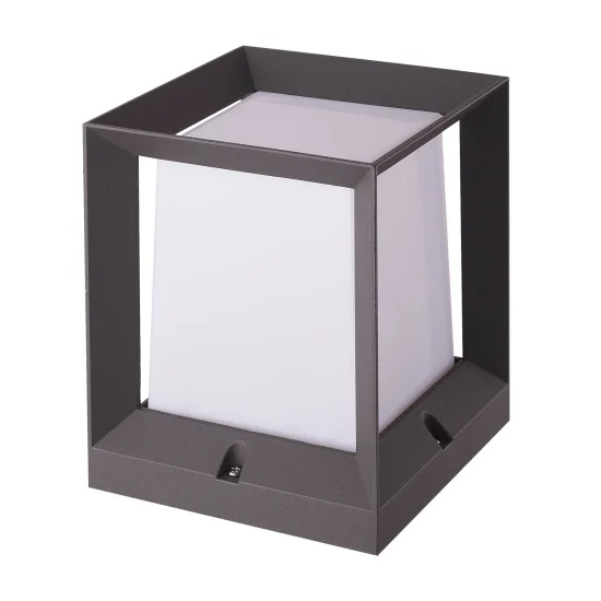 SOBREMURO EXTERIOR SNOWDROP 16CM E27 ANTRÁCITA