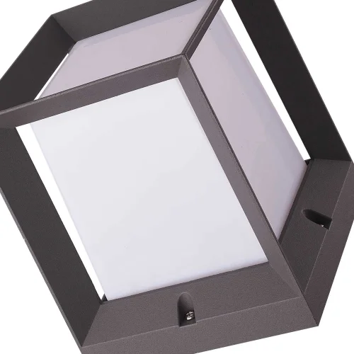 SOBREMURO EXTERIOR SNOWDROP 16CM E27 ANTRÁCITA SOBREMURO EXTERIOR SNOWDROP 16CM E27 ANTRÁCITA