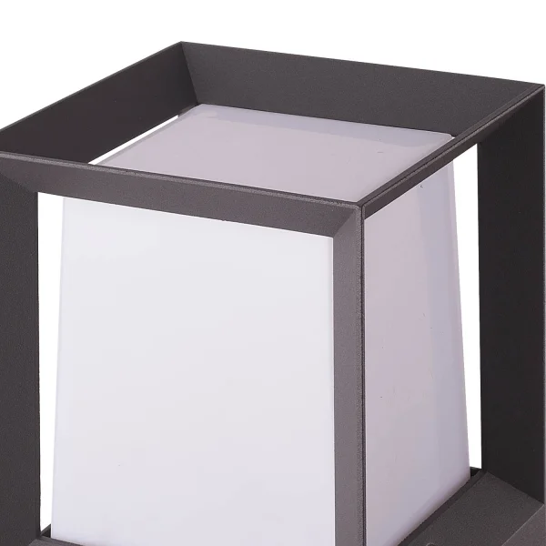 SOBREMURO EXTERIOR SNOWDROP 16CM E27 ANTRÁCITA SOBREMURO EXTERIOR SNOWDROP 16CM E27 ANTRÁCITA