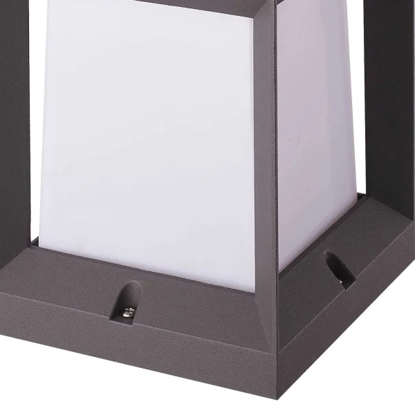 SOBREMURO EXTERIOR SNOWDROP 16CM E27 ANTRÁCITA SOBREMURO EXTERIOR SNOWDROP 16CM E27 ANTRÁCITA