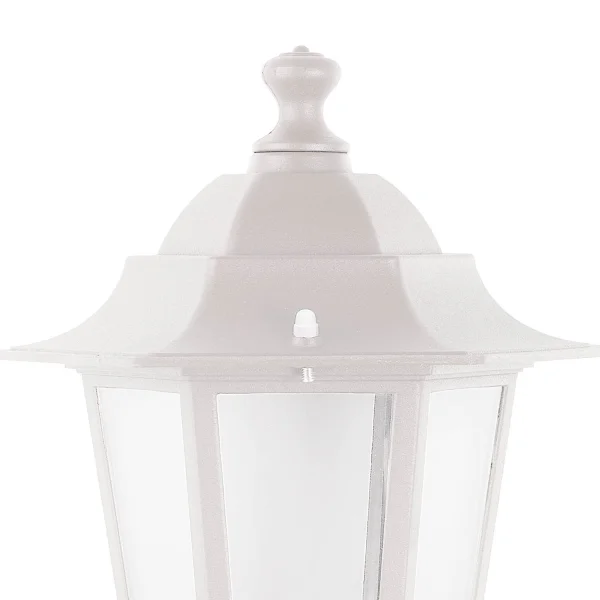 APLIQUE EXTERIOR HEXAGONAL BLANCO E27