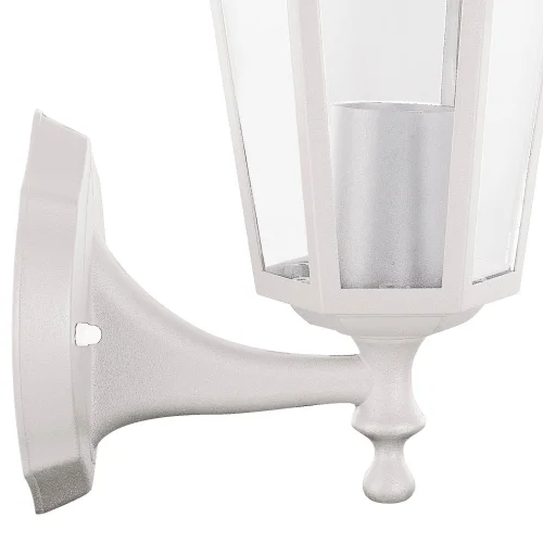 APLIQUE EXTERIOR HEXAGONAL BLANCO E27