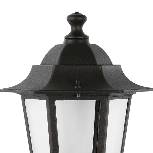 APLIQUE EXTERIOR HEXAGONAL NEGRO E27