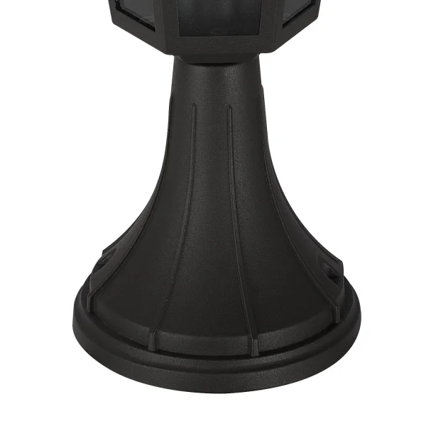 SOBREMURO HEXAGONAL NEGRO E27