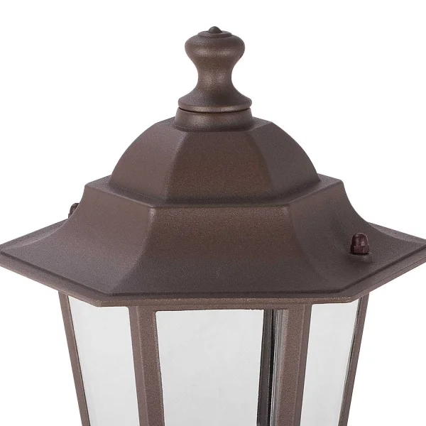 SOBREMURO HEXAGONAL MARRÓN ÓXIDO E27