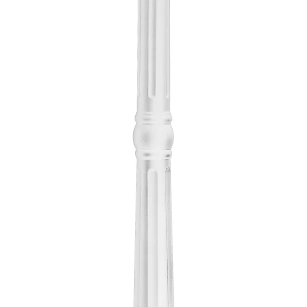 FAROLA PIE EXTERIOR HEXAGONAL BLANCO