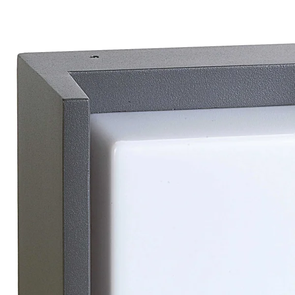 APLIQUE EXTERIOR LED HOUSTON 12W 4000K ANTRÁCITA