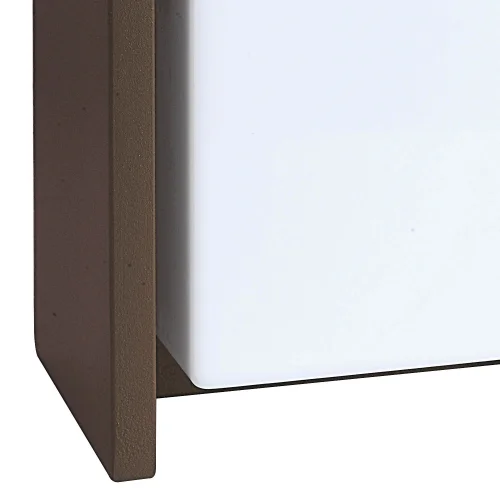 APLIQUE EXTERIOR LED HOUSTON 12W 4000K MARRÓN ÓXIDO