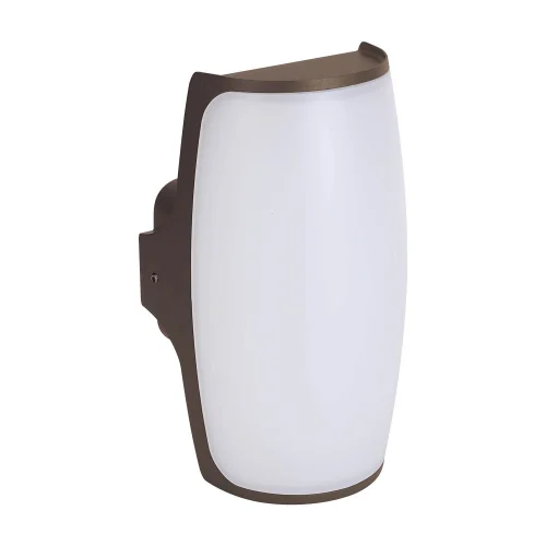 APLIQUE EXTERIOR LED HUDDINGE 12W Y 4000K MARRÓN ÓXIDO