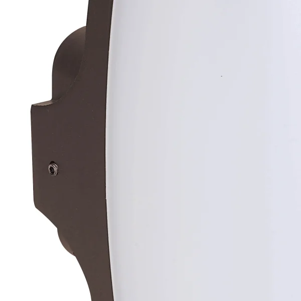 APLIQUE EXTERIOR LED HUDDINGE 12W Y 4000K MARRÓN ÓXIDO