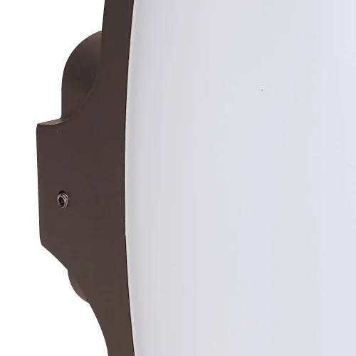 APLIQUE EXTERIOR LED HUDDINGE 12W Y 4000K MARRÓN ÓXIDO