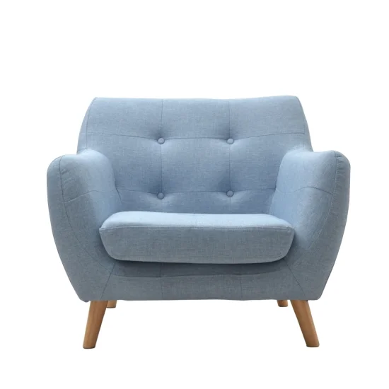 SILLÓN CLEMENTINA VINTAGE AZUL CLARO