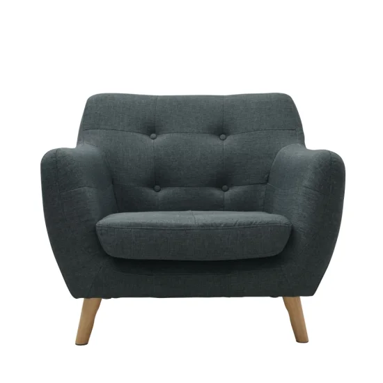 SILLÓN CLEMENTINA VINTAGE GRIS OLIVA