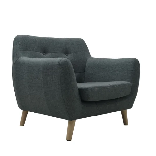 SILLÓN CLEMENTINA VINTAGE GRIS OLIVA