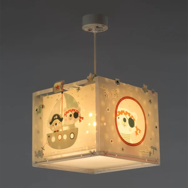 LÁMPARA COLGANTE INFANTIL LOS PIRATAS