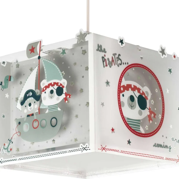 LÁMPARA COLGANTE INFANTIL LOS PIRATAS