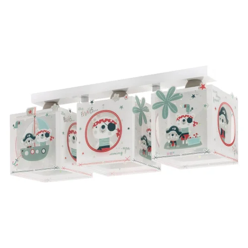 PLAFÓN INFANTIL 3 LUCES LOS PIRATAS PLAFÓN INFANTIL 3 LUCES LOS PIRATAS