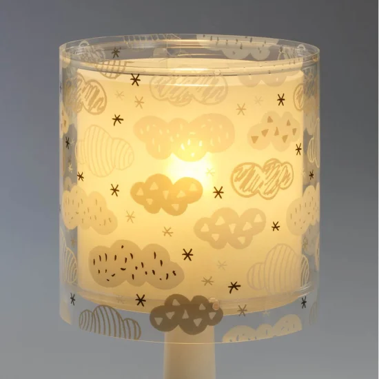 LÁMPARA DE SOBREMESA INFANTIL CLOUDS GRIS 2