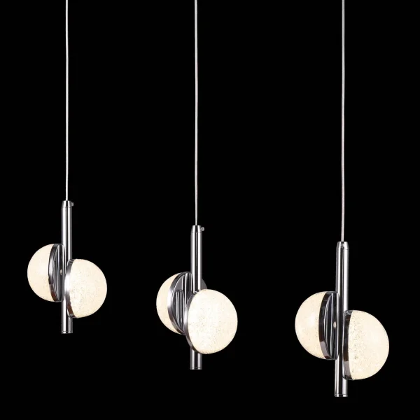 LÁMPARA DE TECHO LED IDARA 3x (2x5W) 4000K CROMO