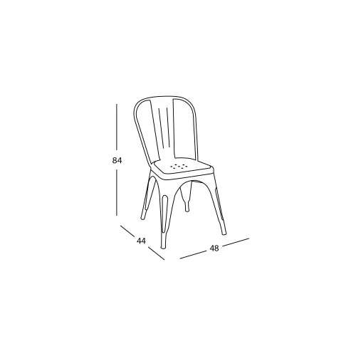 SILLA JOSEPHINE AMARILLA