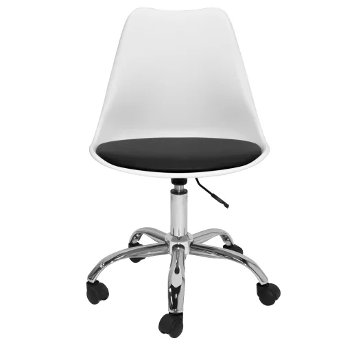 SILLA TOWER BLANCA/COJÍN NEGRO ESCRITORIO SILLA TOWER BLANCA/COJÍN NEGRO ESCRITORIO