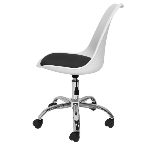 SILLA TOWER BLANCA/COJÍN NEGRO ESCRITORIO SILLA TOWER BLANCA/COJÍN NEGRO ESCRITORIO