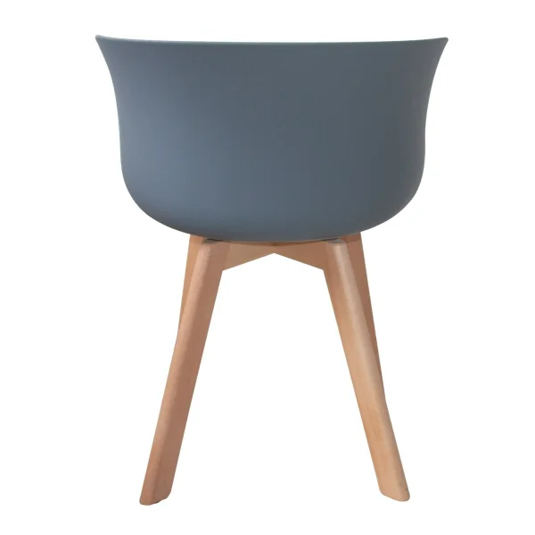 SILLÓN NORDIC WOOD GRIS