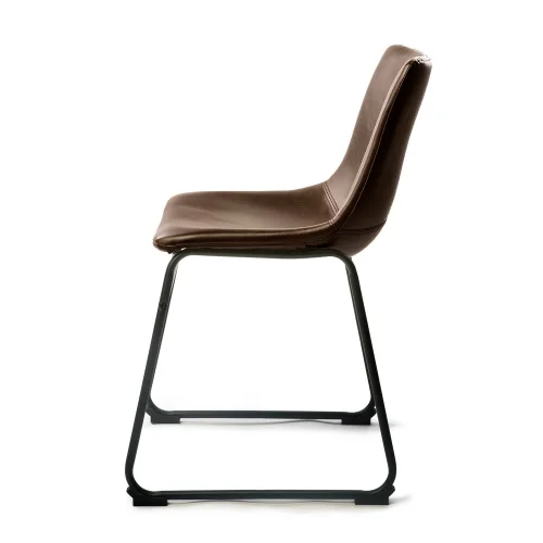 SILLA LENNIX VINTAGE MARRON