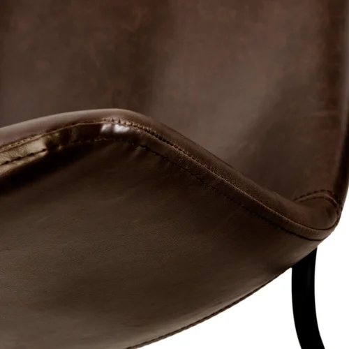 TABURETE LENNIX VINTAGE MARRÓN