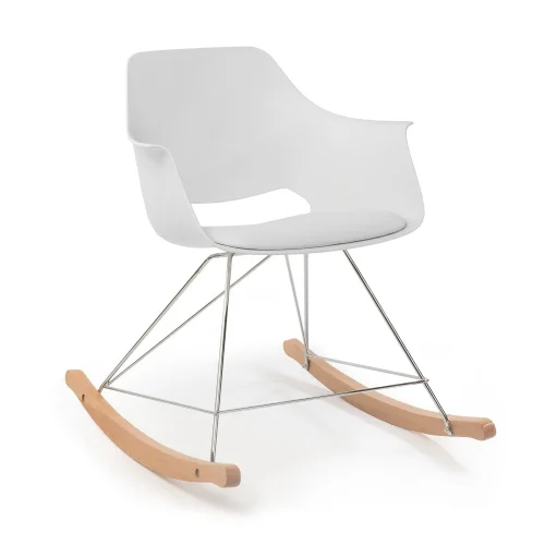 SILLÓN MECEDORA GUSTAV BLANCA SILLÓN MECEDORA GUSTAV BLANCA