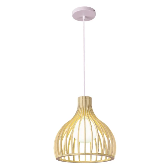 LÁMPARA DE TECHO KERSTIN MADERA 23CM 2