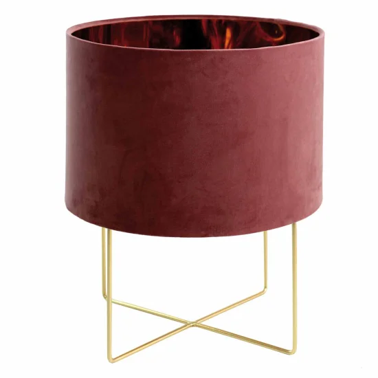 LÁMPARA DE MESA VELVET MARRÓN