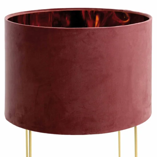 LÁMPARA DE MESA VELVET MARRÓN 2