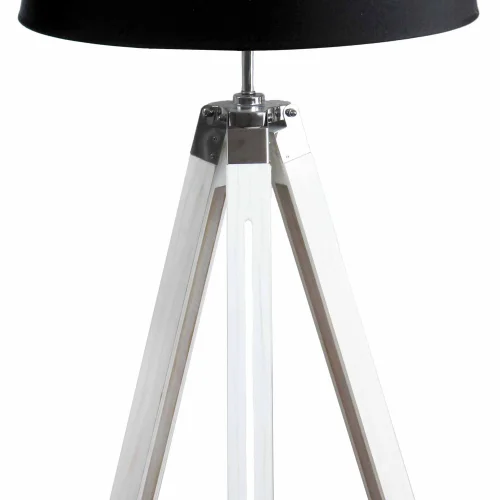 LÁMPARA DE PIE ABRIL PANTALLA NEGRA