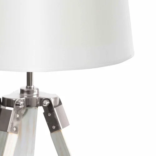 LÁMPARA DE MESA ABRIL PANTALLA BLANCA