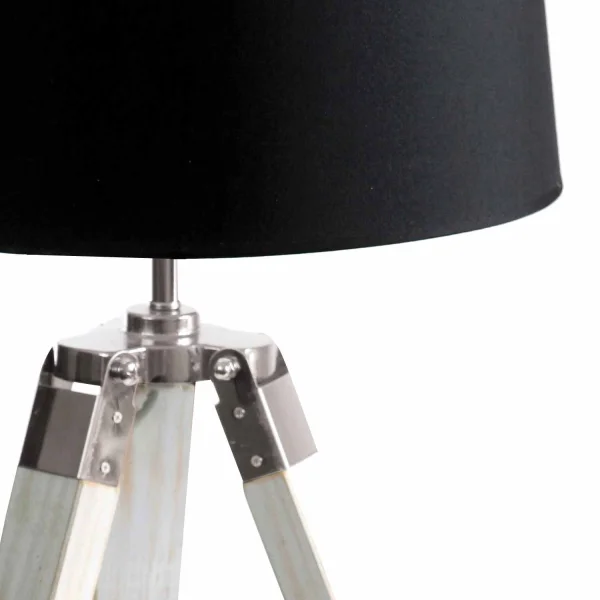 LÁMPARA DE MESA ABRIL PANTALLA NEGRA