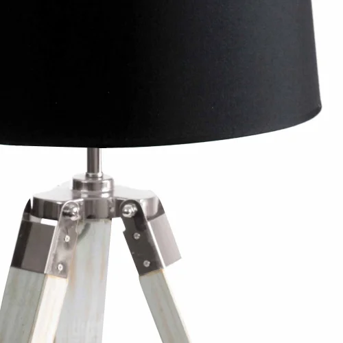 LÁMPARA DE MESA ABRIL PANTALLA NEGRA