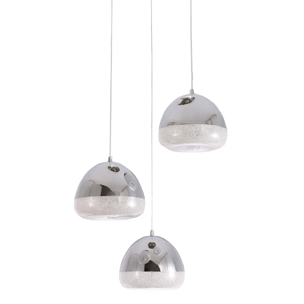 LÁMPARA DE TECHO STACY 45W 4000K CROMO BASE CIRCULAR