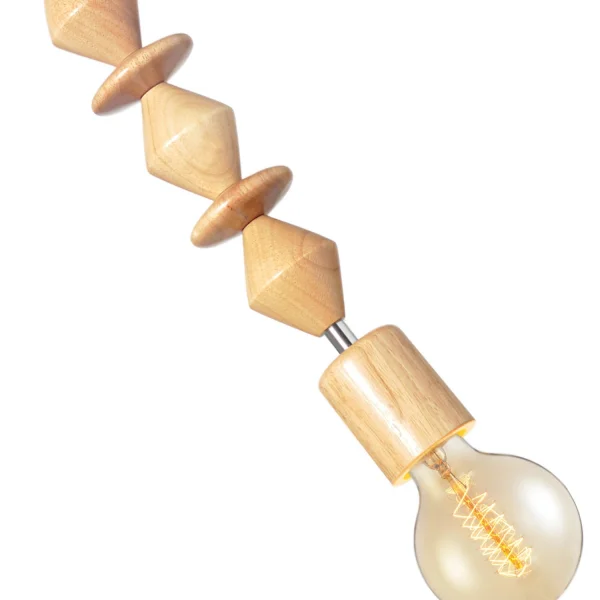 PÉNDEL ENGLA MADERA CROMO 56CM