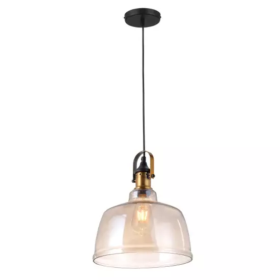 LÁMPARA COLGANTE FEBRUARY CRISTAL 30CM 2