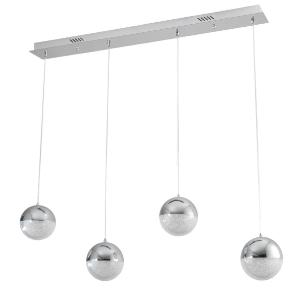 LÁMPARA DE TECHO LED KENDALL 4x9W 4000K CROMO